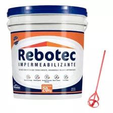 Impermeabilizante Rebotec Balde 20kg + Misturador De Brinde 