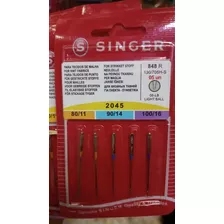 Agujas Universales Resistentes Para Máquina (5 Undes) Singer