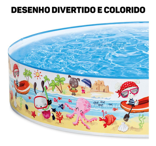 Comprar Piscina Redonda Infantil Intex Semi Rigida Criança 443 L - Apenas  R$109,90 - Auto Virtual