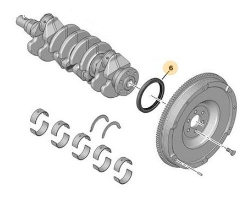Foto de Reten De Cigueal Motor 1.6 Hdi Peugeot 307 01/08