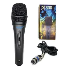 Microfone Unidirecional Leson Ls300 Entrada P10 Muito Bom
