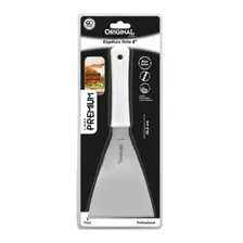 Espátula Reta N°4 Para Chapa Lanche Cozinha Aço Inox 1 Un