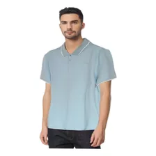 Polo Casual Hombre Calvin Klein Talla Xl Dream Blue