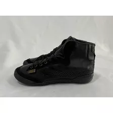 Zapatilla Escolar De Cuero Marca 47 Street N°34 Negro Usado