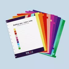 Caderno Inteligente Divisórias Grande Colorcode