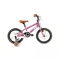 Bicicleta Paseo Infantil Lamborghini Retro Rodado 16 Color Rosa