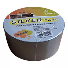 Fita Silver Tape 48 Mm X 9 Metros Cinza Forte Para Uso Geral