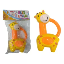 Sonajero De Mano Animalitos Baby Toy Modelos Surtidos Color Jirafa