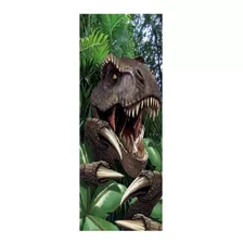 Adesivo Decorativo De Porta Dinossauro Jurassic Park (cdj2)