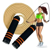 Corda De Pular Profissional Treino Funcional Jump Rope Cor Laranja