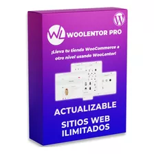 Plugin De Wordpress Woolentor Pro | Sitios Web Ilimitados
