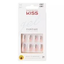 Uñas Kiss Glue-on Gel Fantasy Nails Originales Instantáneas