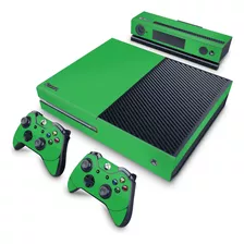 Skin Para Xbox One Fat Adesivo - Verde Grama