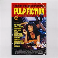 Poster 40x60cm Filmes Retro Pulp Fiction Tarantino