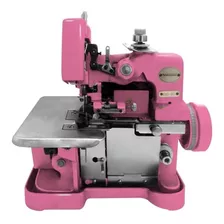 Máquina De Costura Overlock Westpress Gn1-6d Portátil Rosa 220v