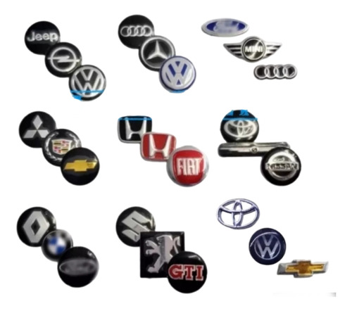 Kit Emblemas Opel Chevy C1 2001 2003