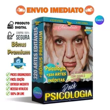 Pack Canva Para Psicologia, +320 Artes Editáveis + Bônus