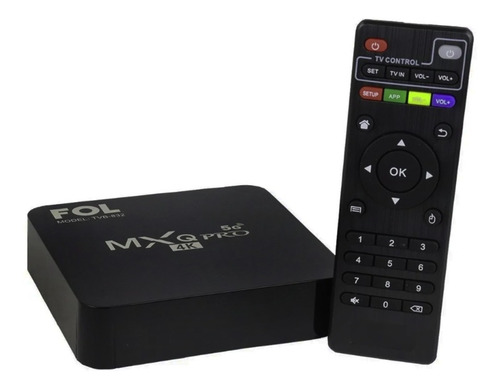 Decodificador Tv Digital Convertidor Smart Negro Fol 16gb