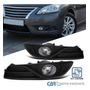 For 2016-2019 Nissan Sentra Unpainted Black Front Bumpe Ecc1