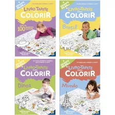 Livro Tapete Para Colorir - 4 Und. 98x68cm - Todolivro