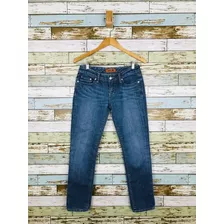 Calça Feminina Seven Modelo Em Jeans Com Elastano