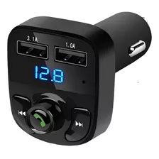 Cargador Dual Usb Para Carro Adaptador Bluetooth 5.0 Fm Mp3