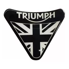 Adesivo Resinado Escudo Compatível Com Triumph 7,5x9 Rs05