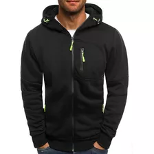 Sudadera Chamarra Casual Con Capucha Súper Calidad Hombre