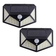 Lâmpada De Parede De Quatro Lados De 100 Led Garden Light Ou