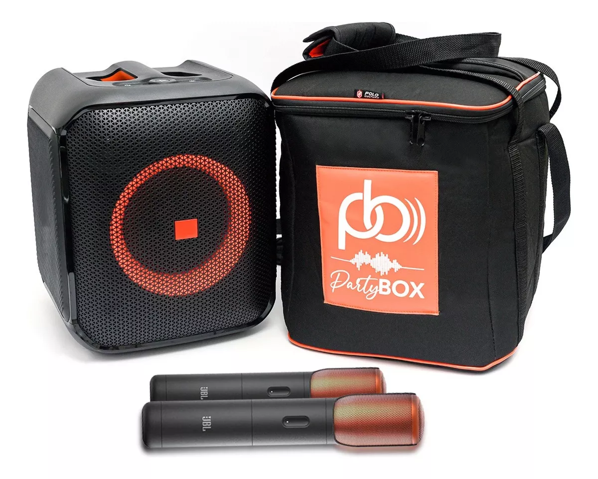 Case Bolsa Bag P/ Jbl Partybox Encore C/ Bolso P/ Microfones