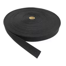 Rolo De Fita Ca Nylon Polipropileno 25 Mm X 50 M Carga Preto