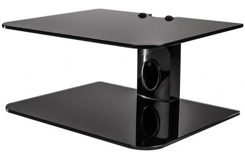 Repisa Doble De Cristal Templado Para Xbox Blu-ray Dvd