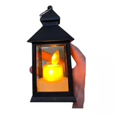 Mini Luminária Lanterna Tipo Vela Decorativa Vela De Led