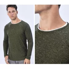 Sweater De Morley Lanilla Combinado Con Cuello De Algodon