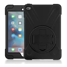 Negro Tablet Protector Cáscara Piel Para El iPad Mini 4 A Pr