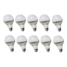 Kit 10 Lâmpadas De Led Bulbo/globo 15w E27 Branco Frio 6500k