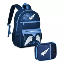 Mochila De Costas Free Fire Casual Angelical Estojo Juvenil