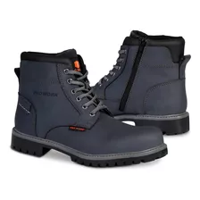 Bota Hombre Botin Industrial Caballero Pro Work 77607 Azul