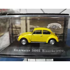 Miniatura Vw Bizorrao Fusca 1600s 1974 Novo Lacrado 