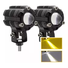 Par Exploradoras Moto Carro Turbo Led 12.000 Lm Largo Alance