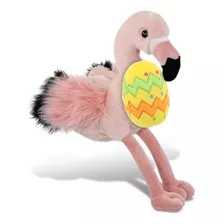 Dollibu Super Soft Rose Flamingo With Yellow Easter Egg