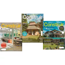3 Revistas Construir Casa Decoração Obras Móveis Planejados