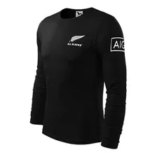 Remera Manga Larga Rugby All Blacks 