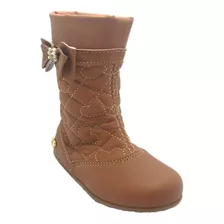 Bota Infantil Feminina Guty Rasteira Caramelo 30037 -oferta!