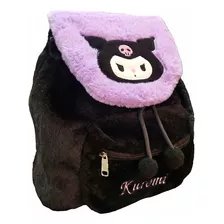 Mochila De Peluche De Kuromi Serie Hello Kitty Y Sus Amigos