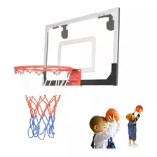 Tablero Basket + Aro Metal + Red + Pelota Tecno Mat