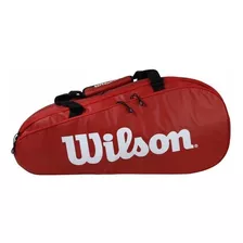 Raquetero Wilson Team Para 2 Raquetas Color Rojo