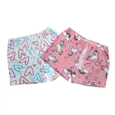 Pack Por 2 Shorts Morley Nena Niña Estampas Varias 