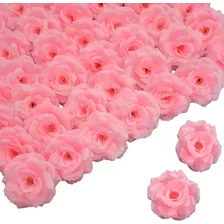 100flores Artificiales Decorativa Rose Head Sin Tallo De 8cm