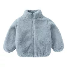 Abrigo De Forro Polar Para Niñas, De Y. Kids, Con Cremallera